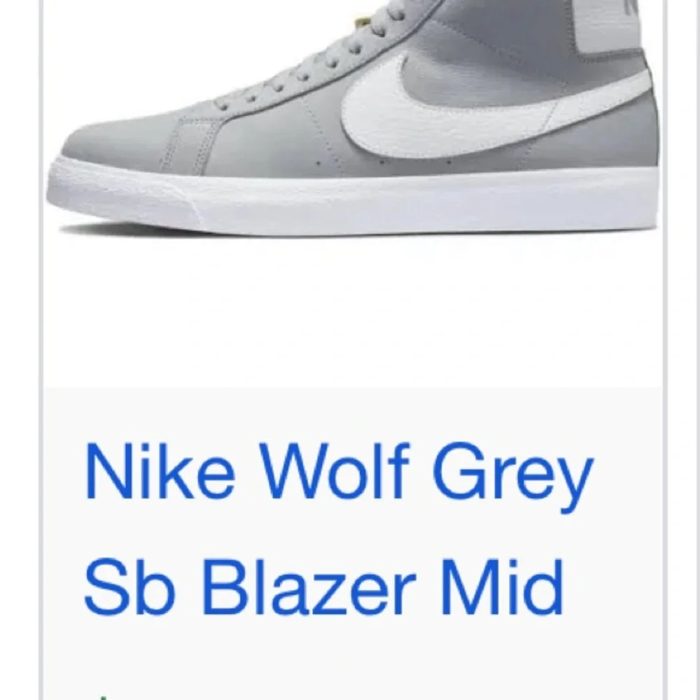 🆕 Nike Blazer suede sneakers 5.5 boys or 6.5 women NWT - Picture 11 of 12